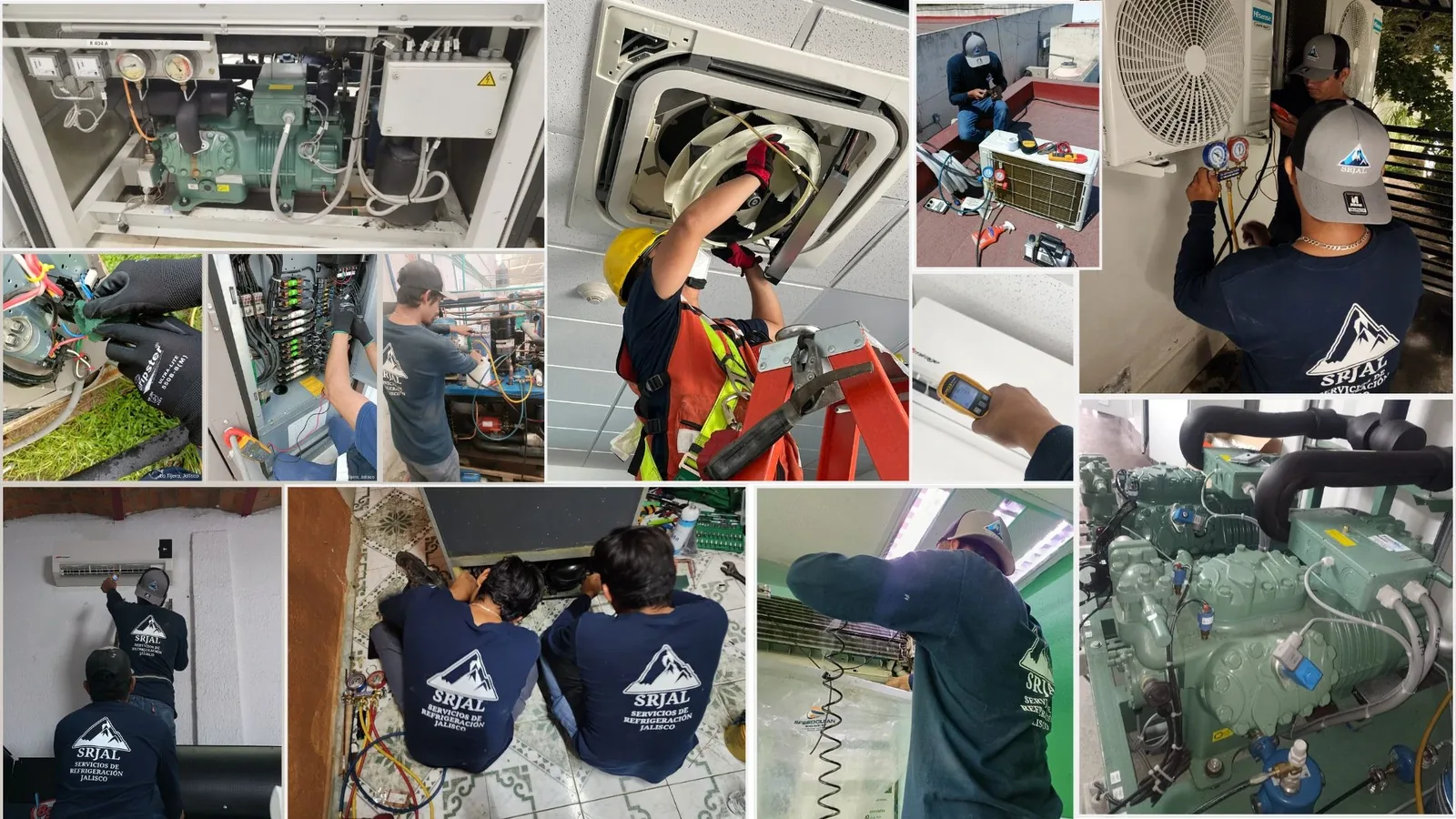 Servicios profesionales de aire acondicionado y refrigeración SERJAL